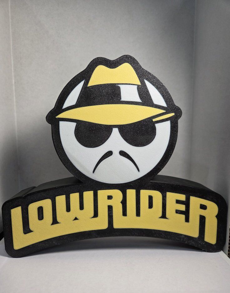 lowrider logo man 7x9 lightbox