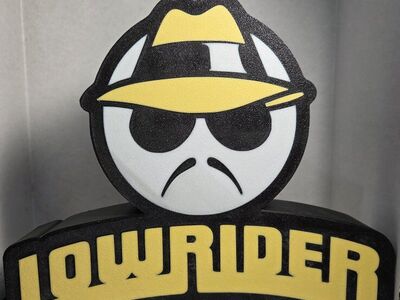 lowrider logo man 7x9 lightbox