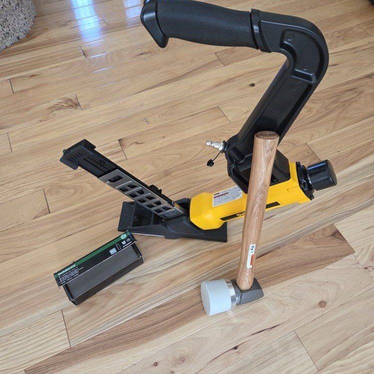 DeWalt Flooring Nailer & Mallet