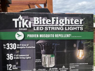 Mosquito repellant/string lights