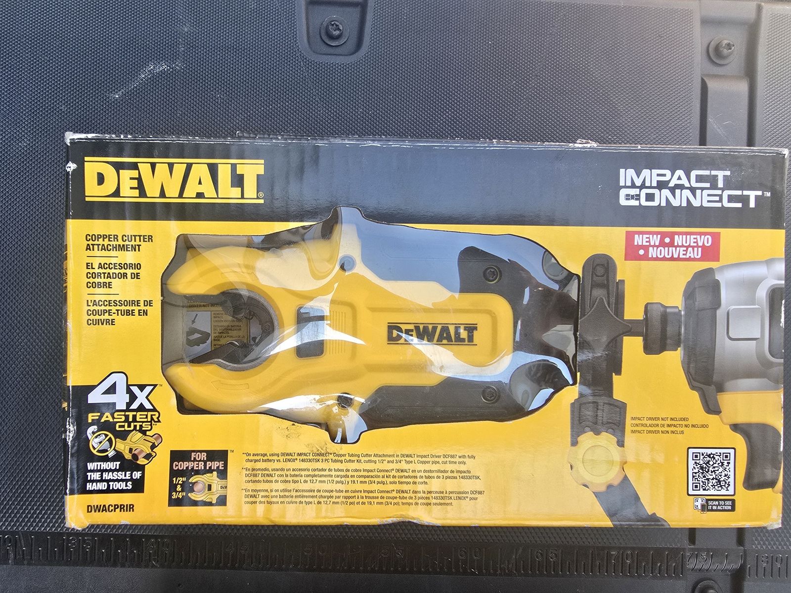 DEWALT IMPACT CONNECT Copper pipe cutter attachment DWACPRIR