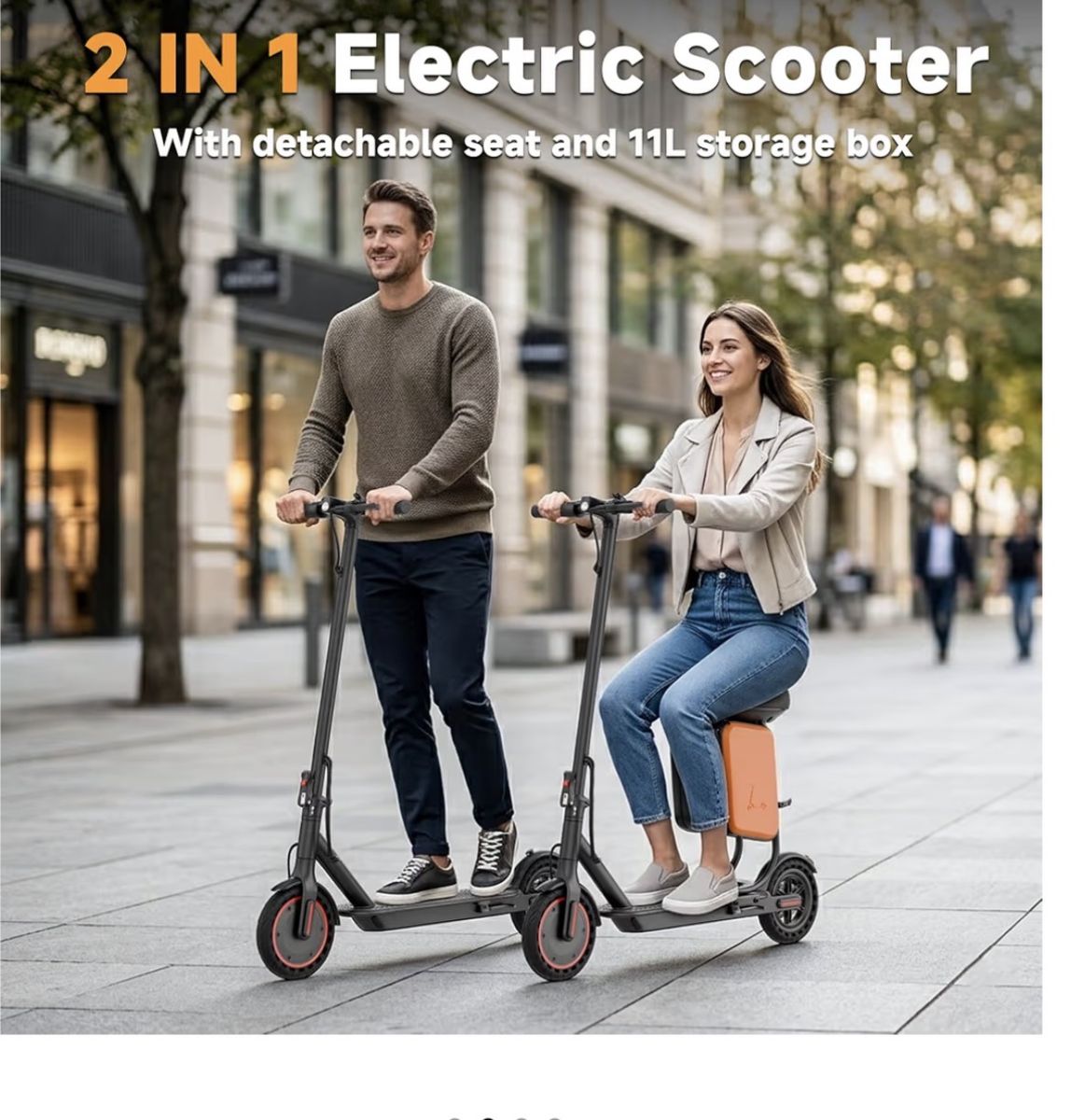 Adult Electric scooter sit/stand adaptable.. New in box!!