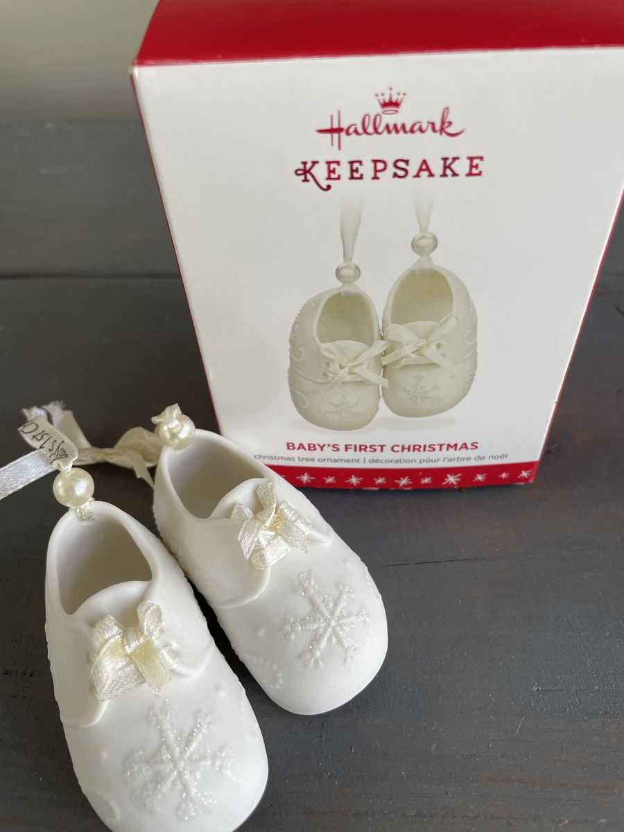 Hallmark Ornament Babys First Christmas Porcelain