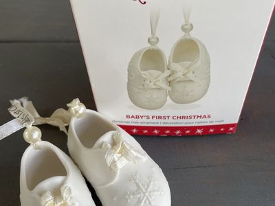 Hallmark Ornament Babys First Christmas Porcelain