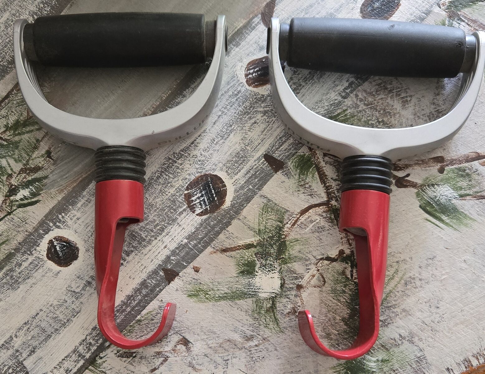 PERFECT PULLUP And PUSHUP Handles Set of 2 Each Swivel Handle Workout Home Gym Training