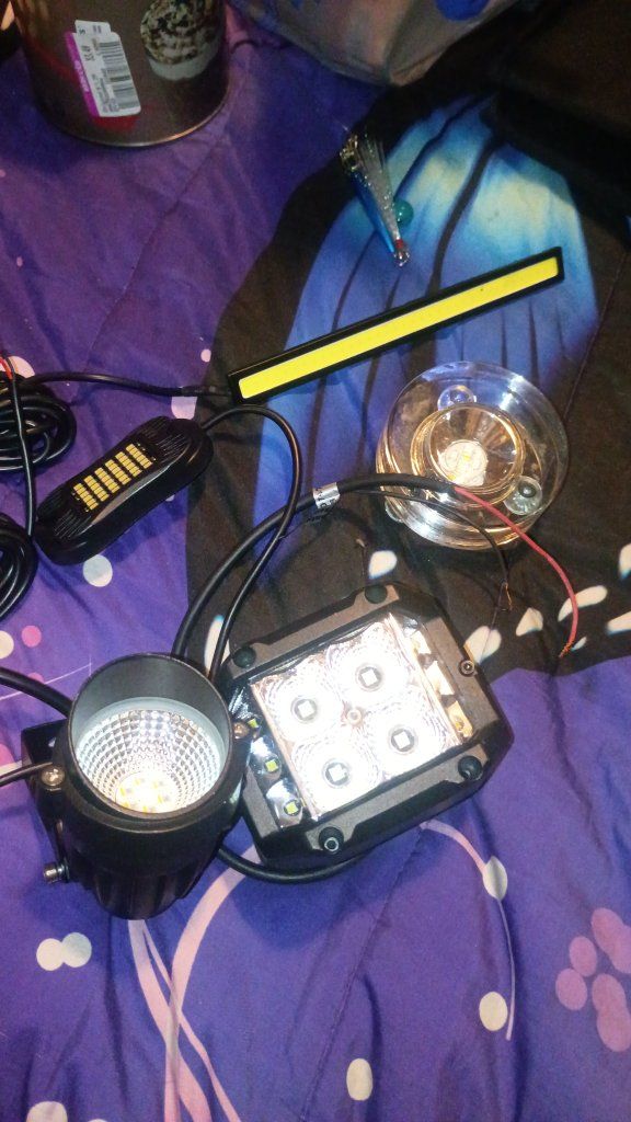 Assorted LED Lights - Automotive Accent & Utility Lights (Untested, As-Is)