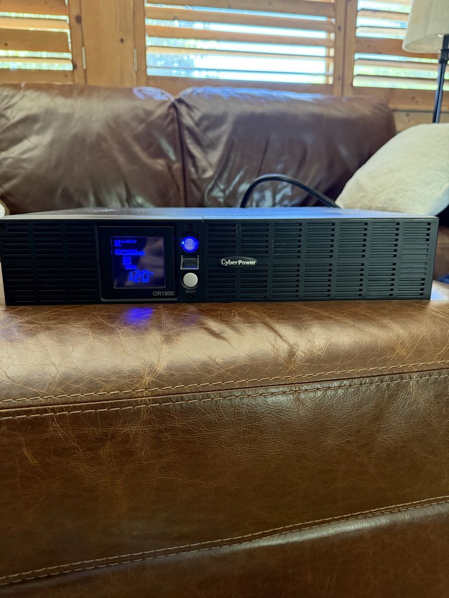CyberPower OR1500LCDRTXL2U Smart App Sinewave UPS 1500VA/1350W LCD Rackmount