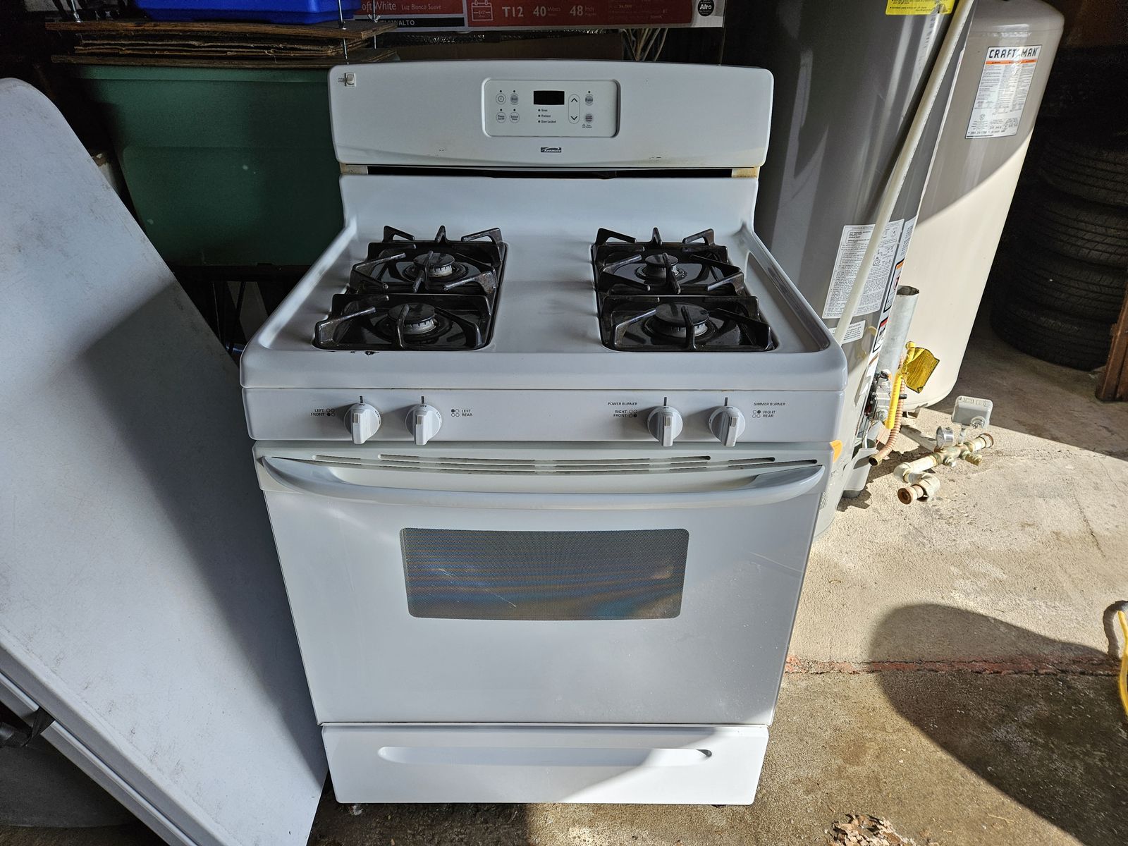 Propane Range (stovetop plus oven)