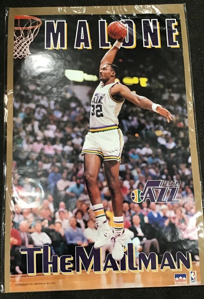 Karl Malone Poster, Unopened