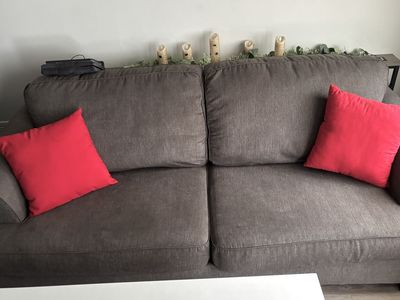 *PRICE DROP* Nice Well Built Gray Couch