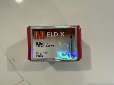 Hornady ELD-x 6.5mm 143 Grain