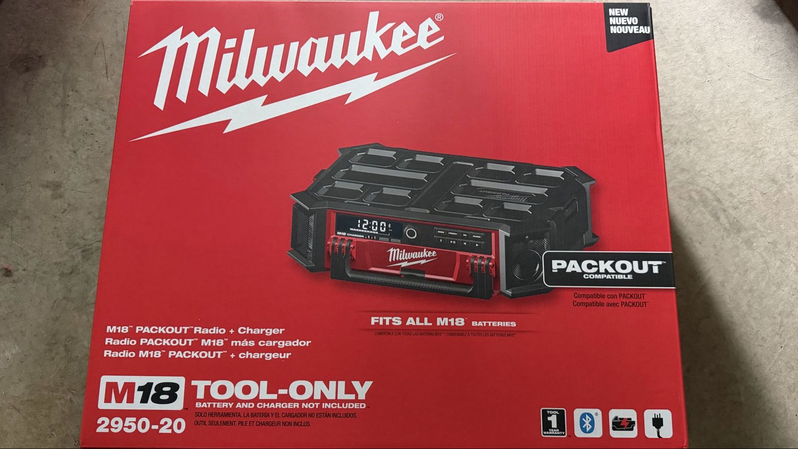 M18 Lithium-Ion Cordless PACKOUT Radio/Speaker with Built-In Charger