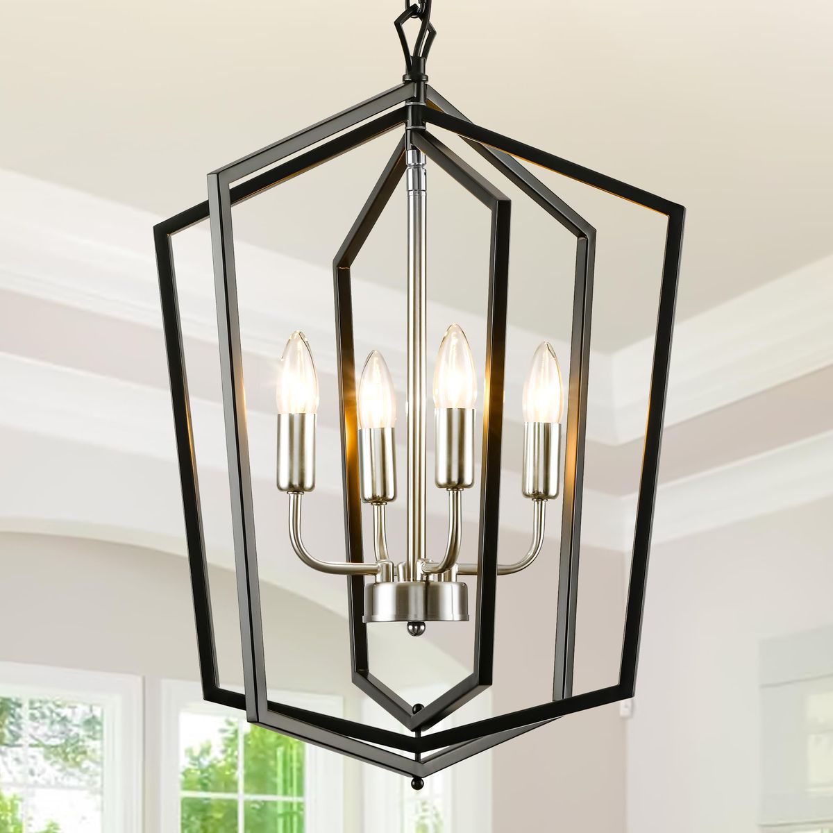 18.1" Farmhouse Chandelier [RETAIL: $69.99]