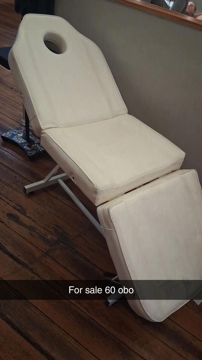 White tattoo chair