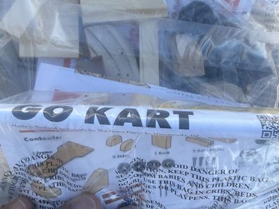 Houseworks Go Kart Wooden Model Kit Unopened New