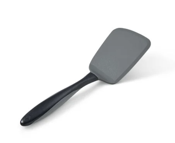 Pampered Chef Silicone Turner Spatula, Black