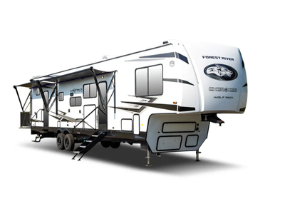 2027 Forest River RV Cherokee Wolf Pack 350PACK15 Toy Hauler Fifth Wheel Front Bedroom|Loft|Outdoor Kitchen|Two Entry/Exit Doors