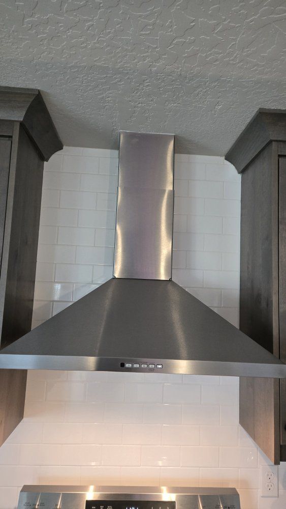 GE above range hood and fan