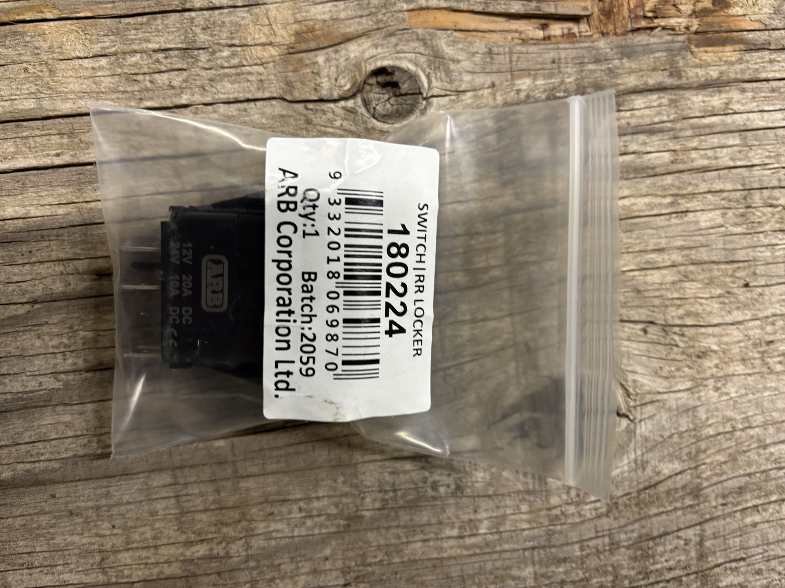 ARB SWITCH RR LOCKER 180224 Rocker Switch 12V 20A DC 24V 10A DC