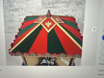 Christmas Holiday Animated Musical Carousel Decor