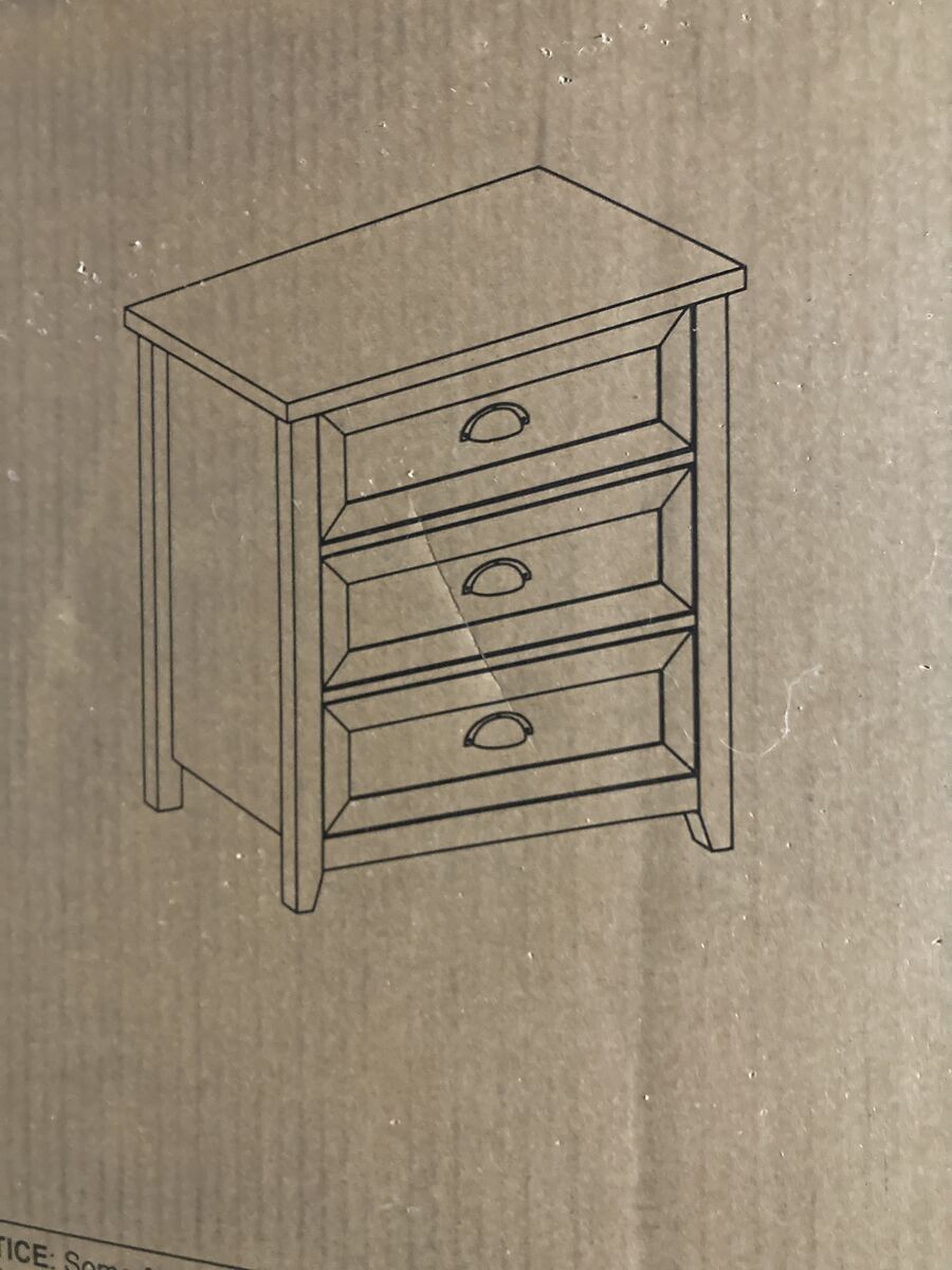 25” nightstand w/ drawers