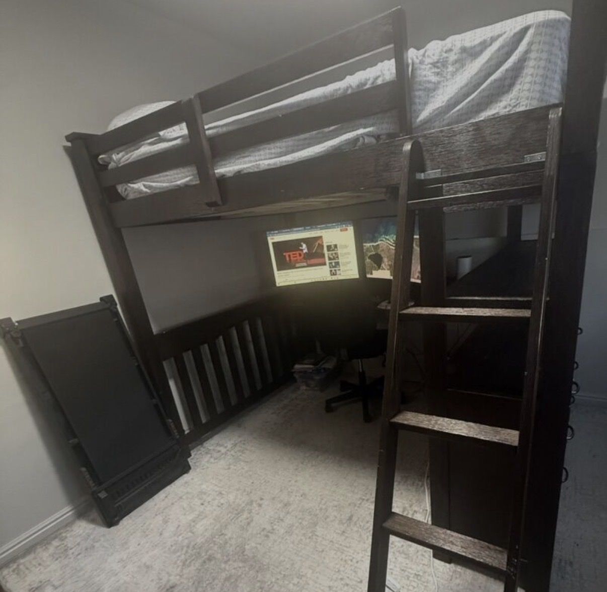 Full Size Loft Bed - No Mattress
