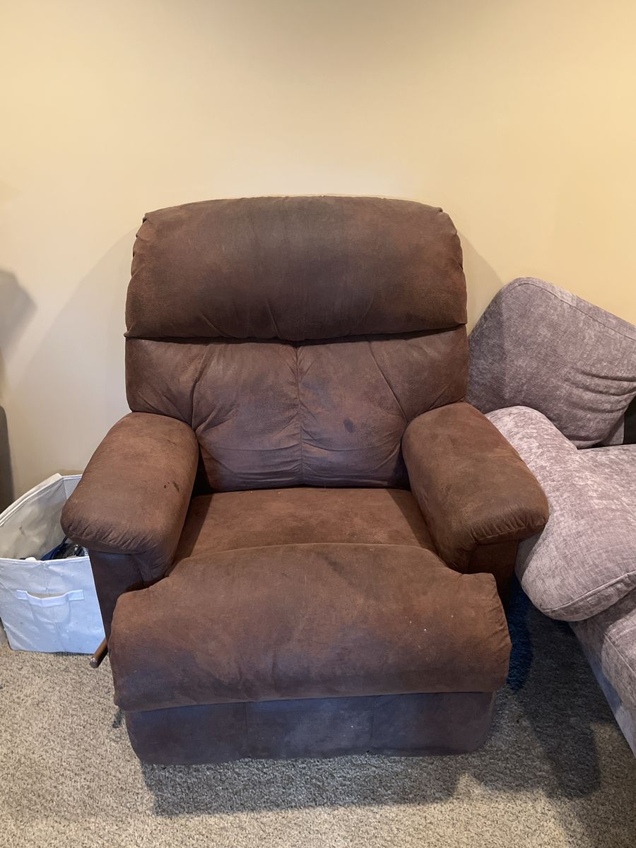 Brown Recliner - Manual Reclining Armchair