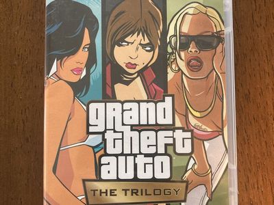 Grand Theft Auto The Trilogy The Definitive Edition Nintendo Switch Game Cartridge and Case