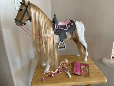 Our Generation Palomino Hair Play Horse Set for 18" Dolls