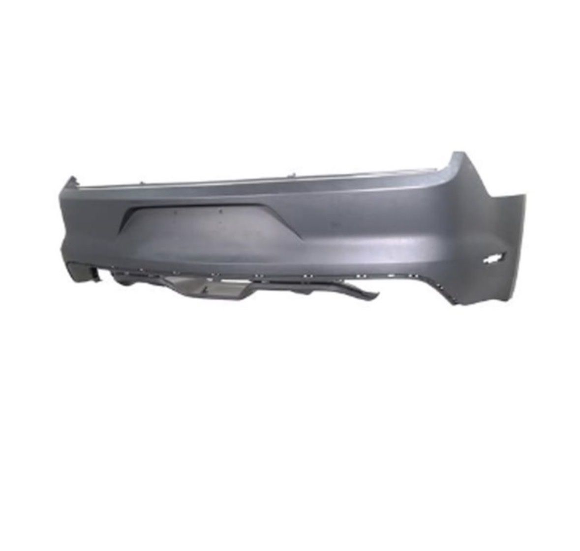 Ford Rear Bumper Cover Premium Without Sensor Holes Mustang GT 2015-2017