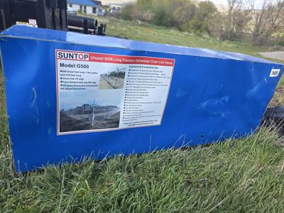 500 ft chain link fence barbed wire kit plus gate