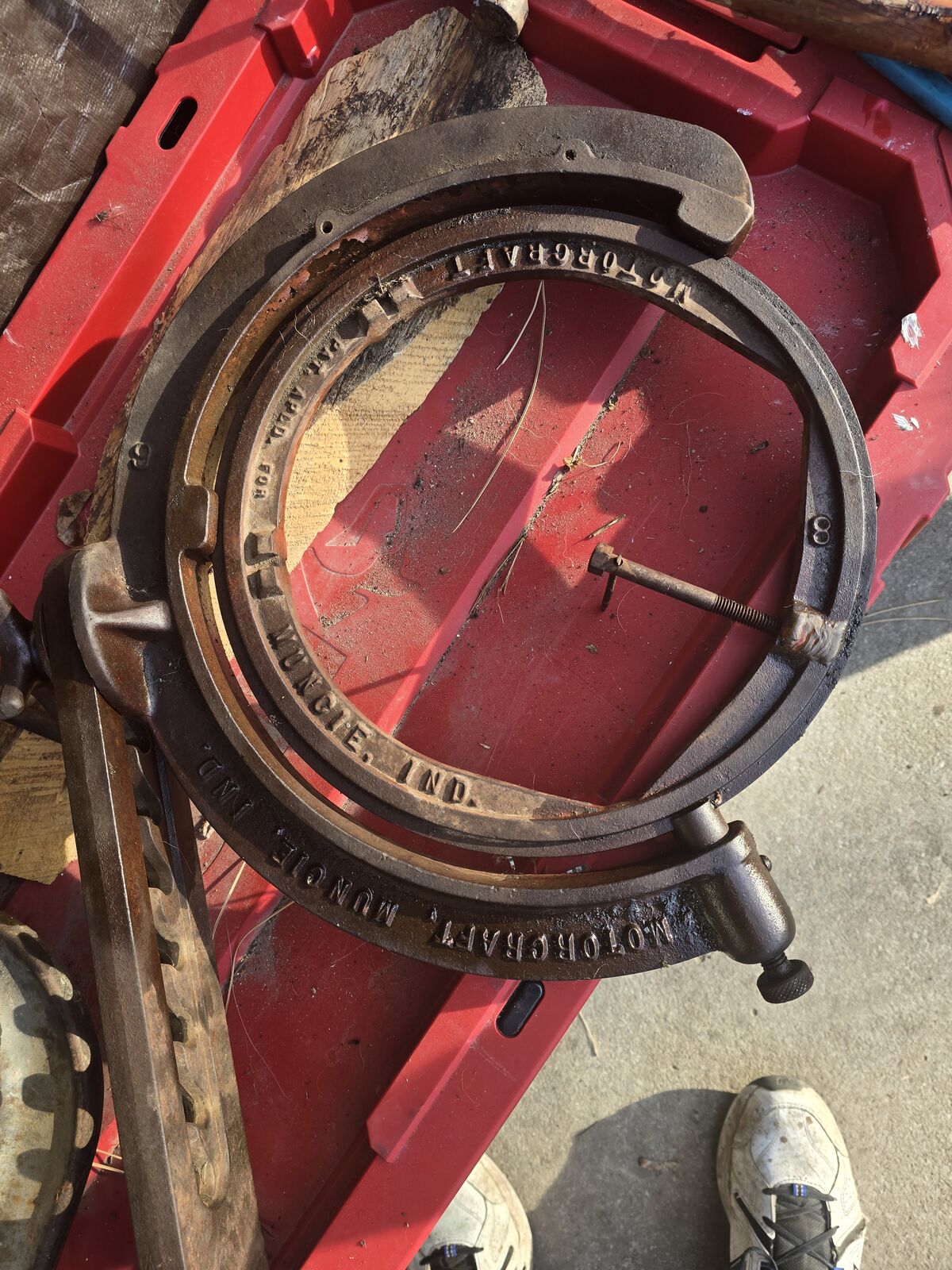 antique / vintage tire bead breaker