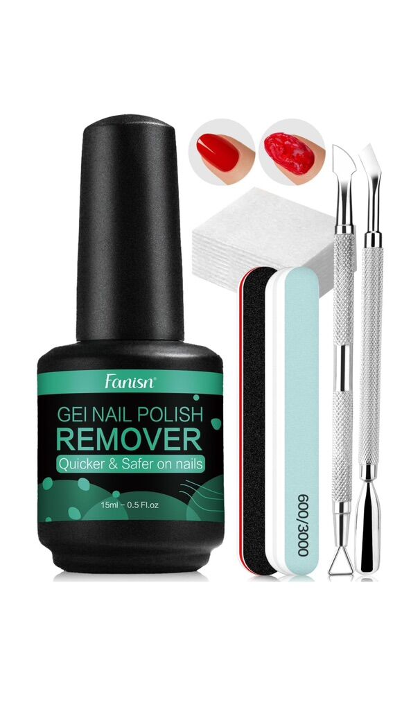 New! Gel Nail Polish Remover Kit with Tools