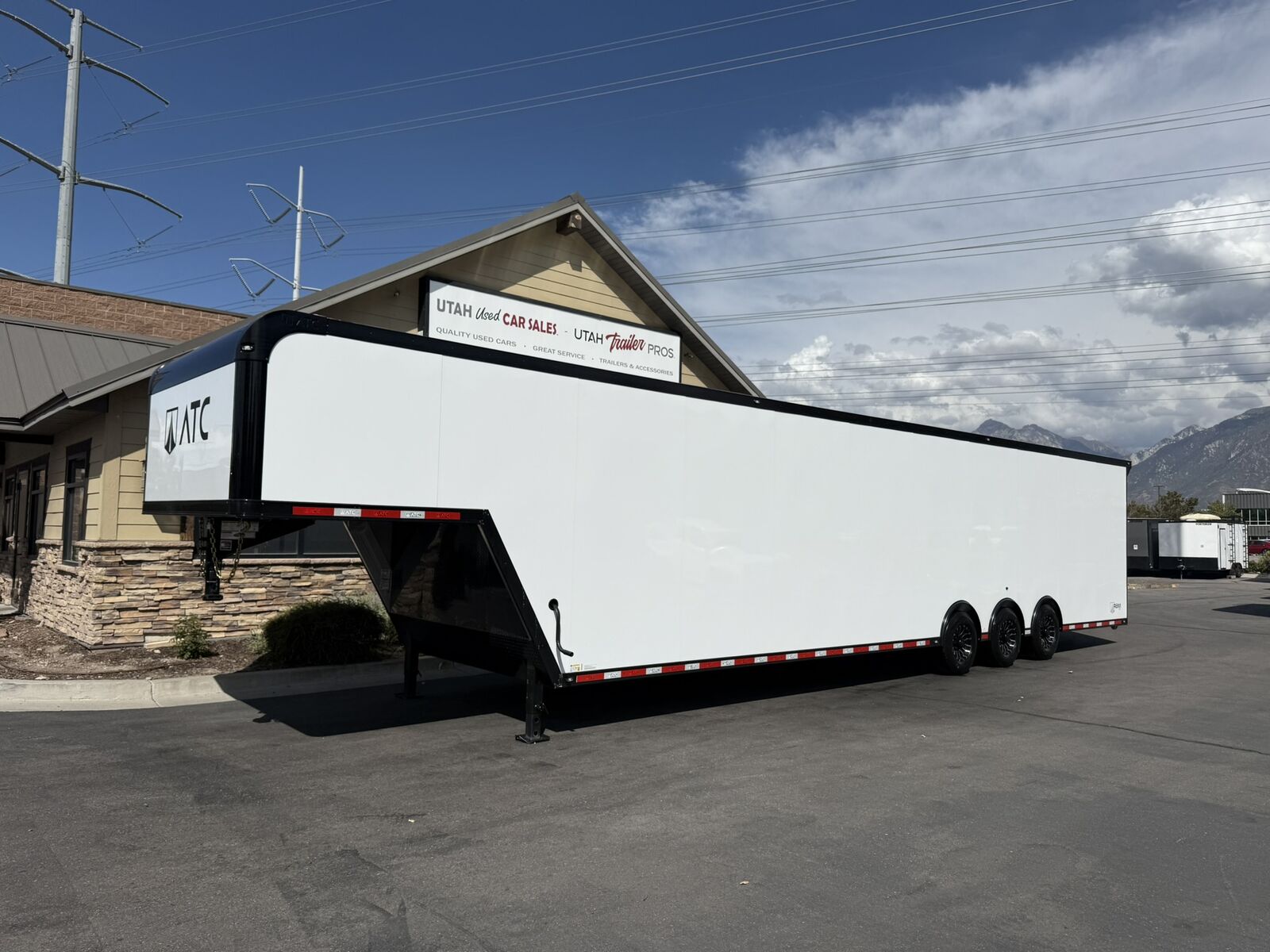 ATC Rom 500G 8x44 / 8.5x44 Gooseneck Enclosed Cargo All Aluminum Trailer ATC Trailers 2026