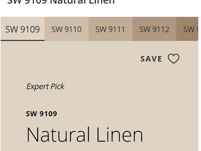 SW Super Paint, Satin, Natural Linen