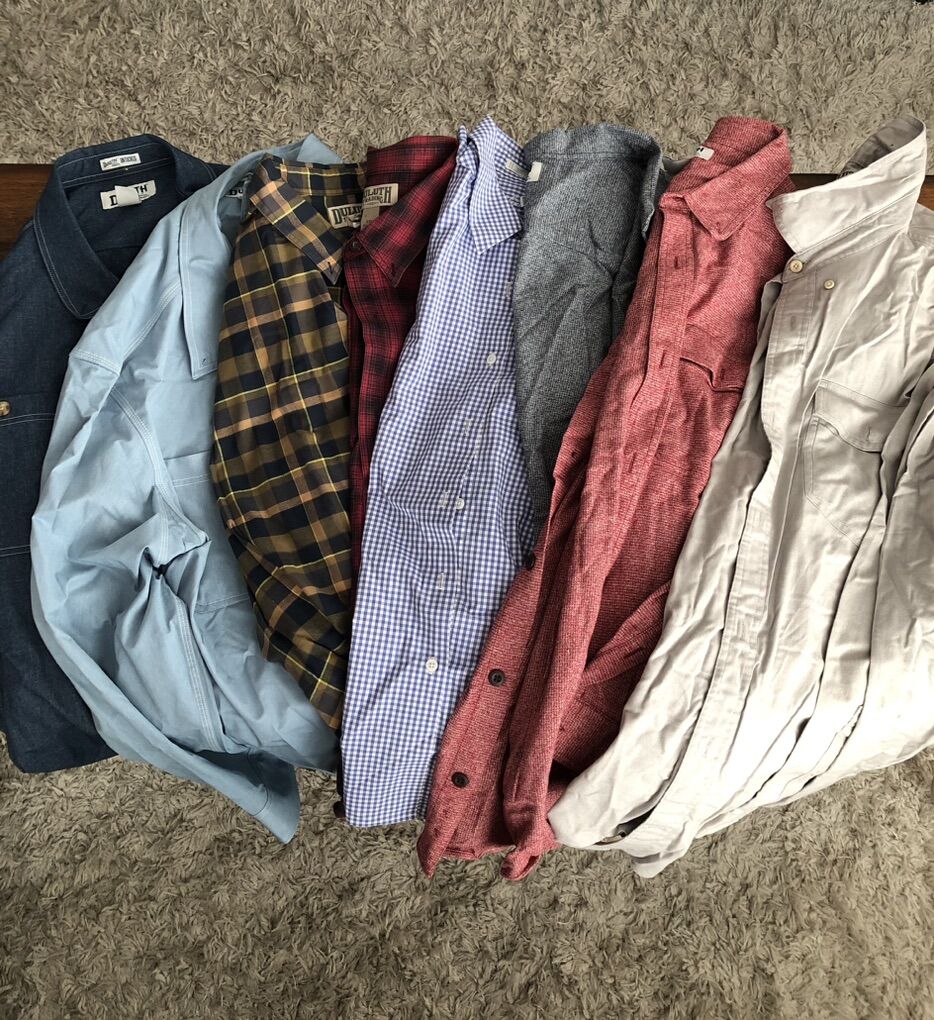 Duluth 2XL XXL Button Down Shirts