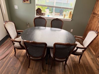 Table and 8 Chairs