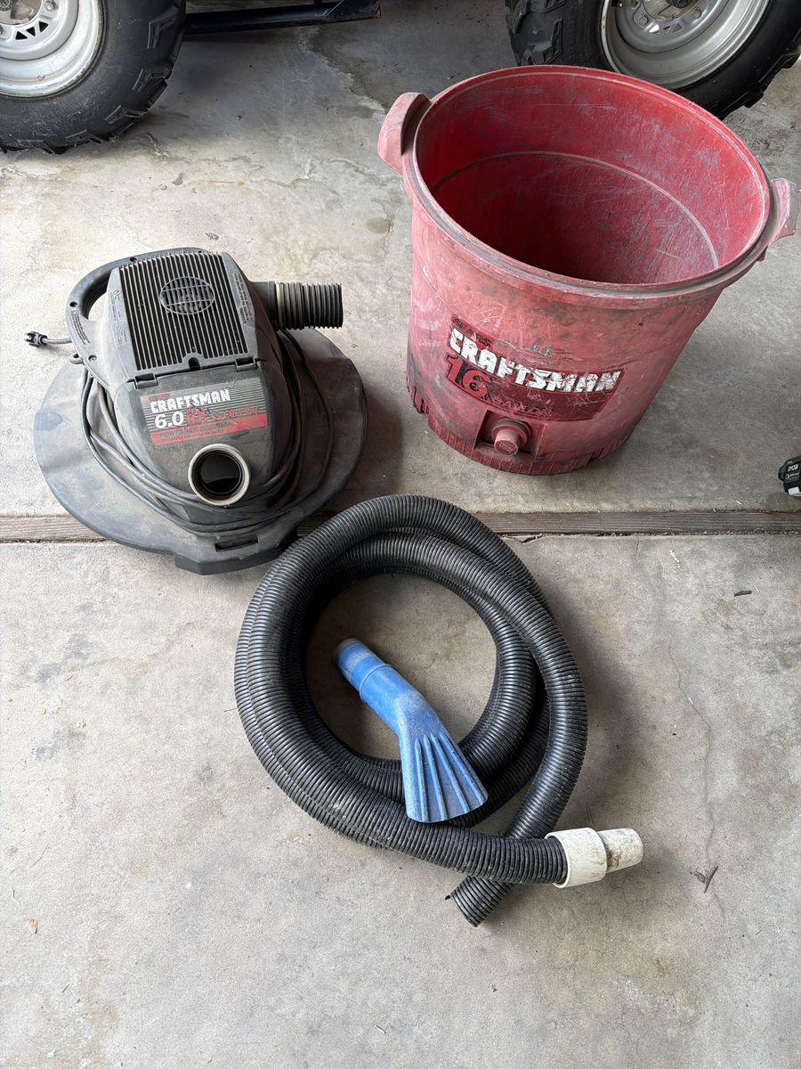 Craftsman industrial shop vac and blower wet, dry vac
