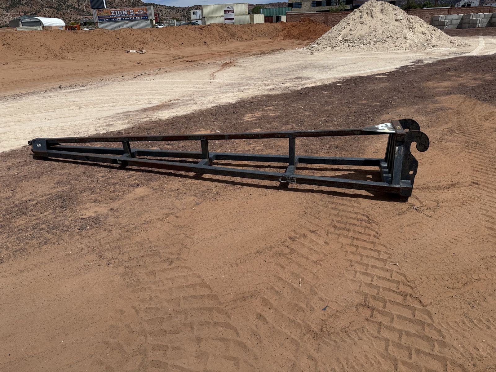 Jib for a Skyjack Telehandler forklift.