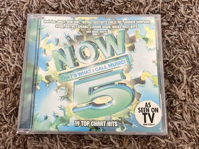 NOW That's What I Call Music! Vol. 5 CD - 19 Top Chart Hits ft. *NSYNC, Britney Spears, Bon Jovi