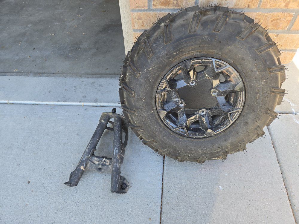 Can am Maverick trail spare tire and carrier