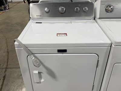 Maytag Commercial Technology Electric Clothes Dryer in White