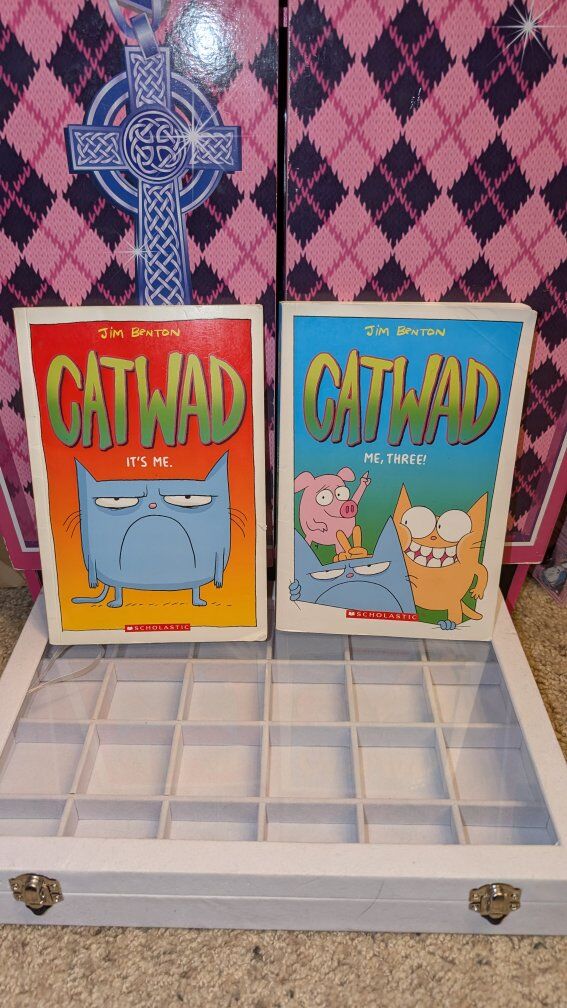 Set of Two Cat Wad Comic Books