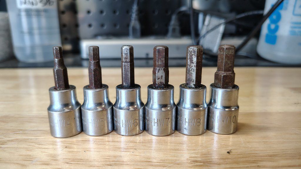 Metric 3/8" Drive Allen Sockets