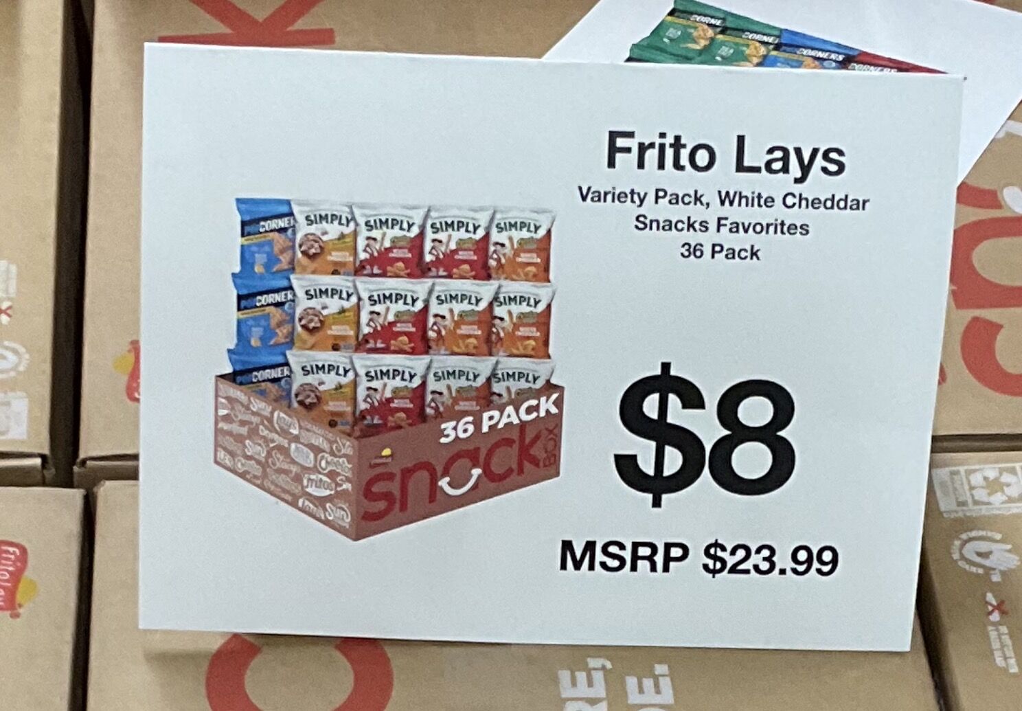 Frito Lays Variety Pack 36-Pack