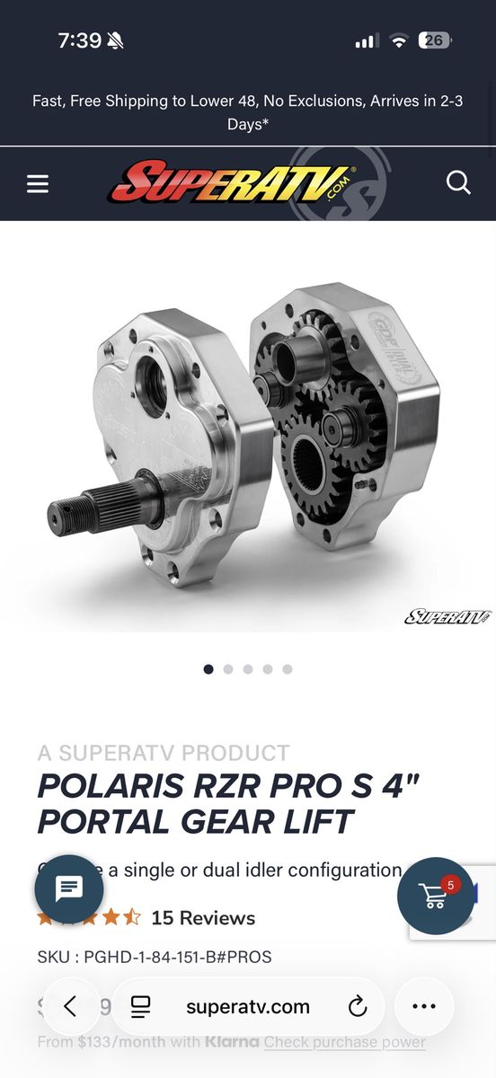 RZR Pro S Portals