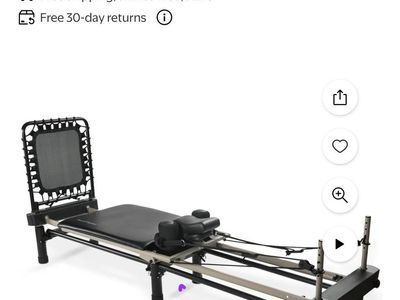 Stamina AeroPilates Premier Studio 700 Reformer Machine with Freeform Cardio Rebounder