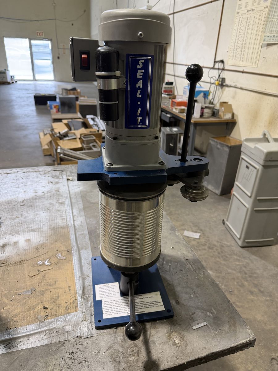 Can Seaming Machine - Custom Designed And Built