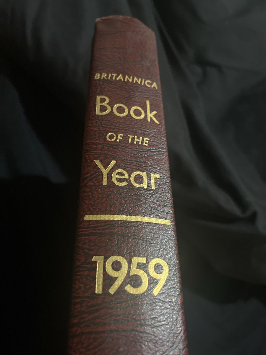 It’s cyclopedia Britannica book of the year 1959