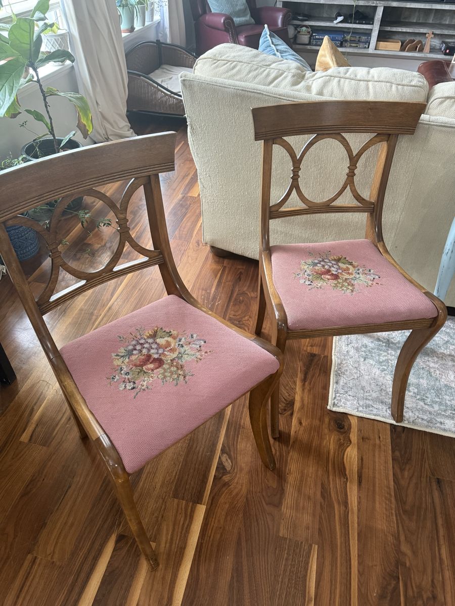 2 Beautiful Antique Chairs